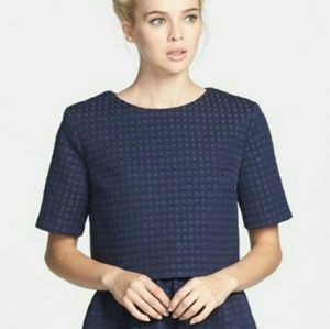 Topshop textured crop top